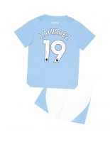 Manchester City Julian Alvarez #19 Kotipaita Lasten 2023-24 Lyhythihainen (+ shortsit)